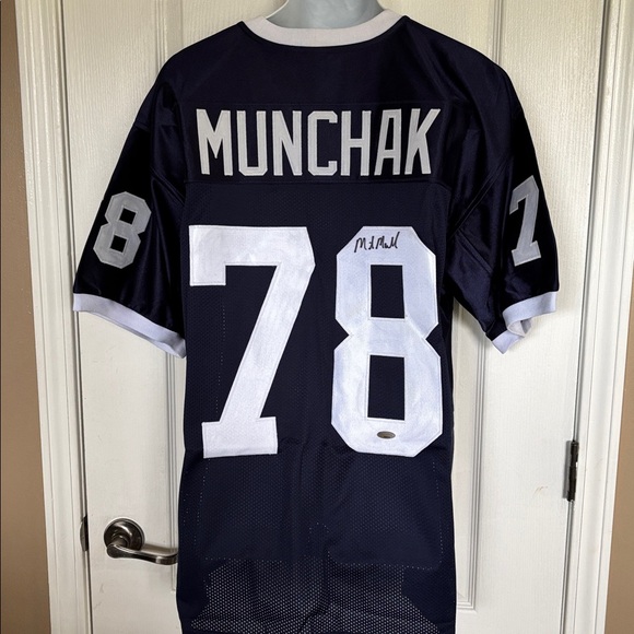 Vintage Mike Munchak Penn State Autographed Jersey - Picture 2 of 10